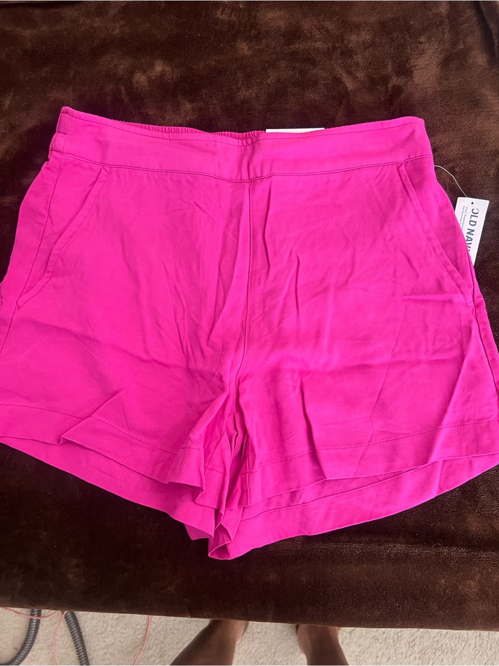 Old Navy Women's Bright Fuchsia Playa Pull-On Shorts